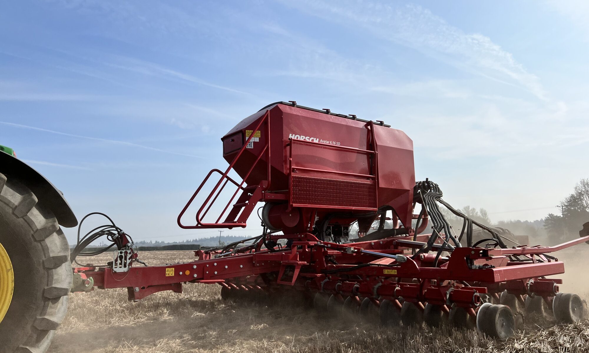 L F Papworth Ltd drilling winter wheat