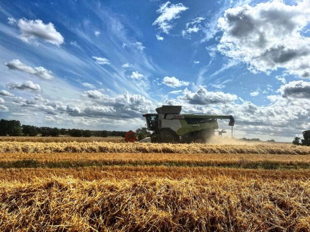 Made a start. 
That sky though 😎
#harvest #harvest23